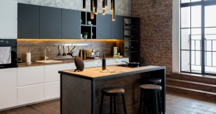 luxury studio apartment with a free layout in a loft style in da